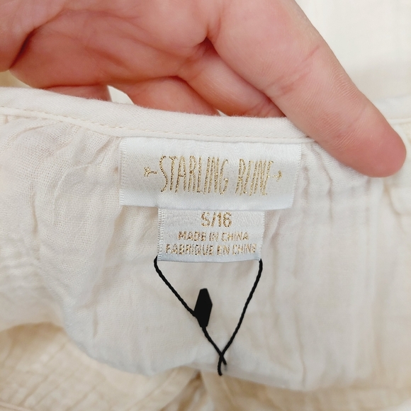 NEW STARLING REINE Simply Free Playsuit Cream Summer Romper P4006 - Picture 7 of 11